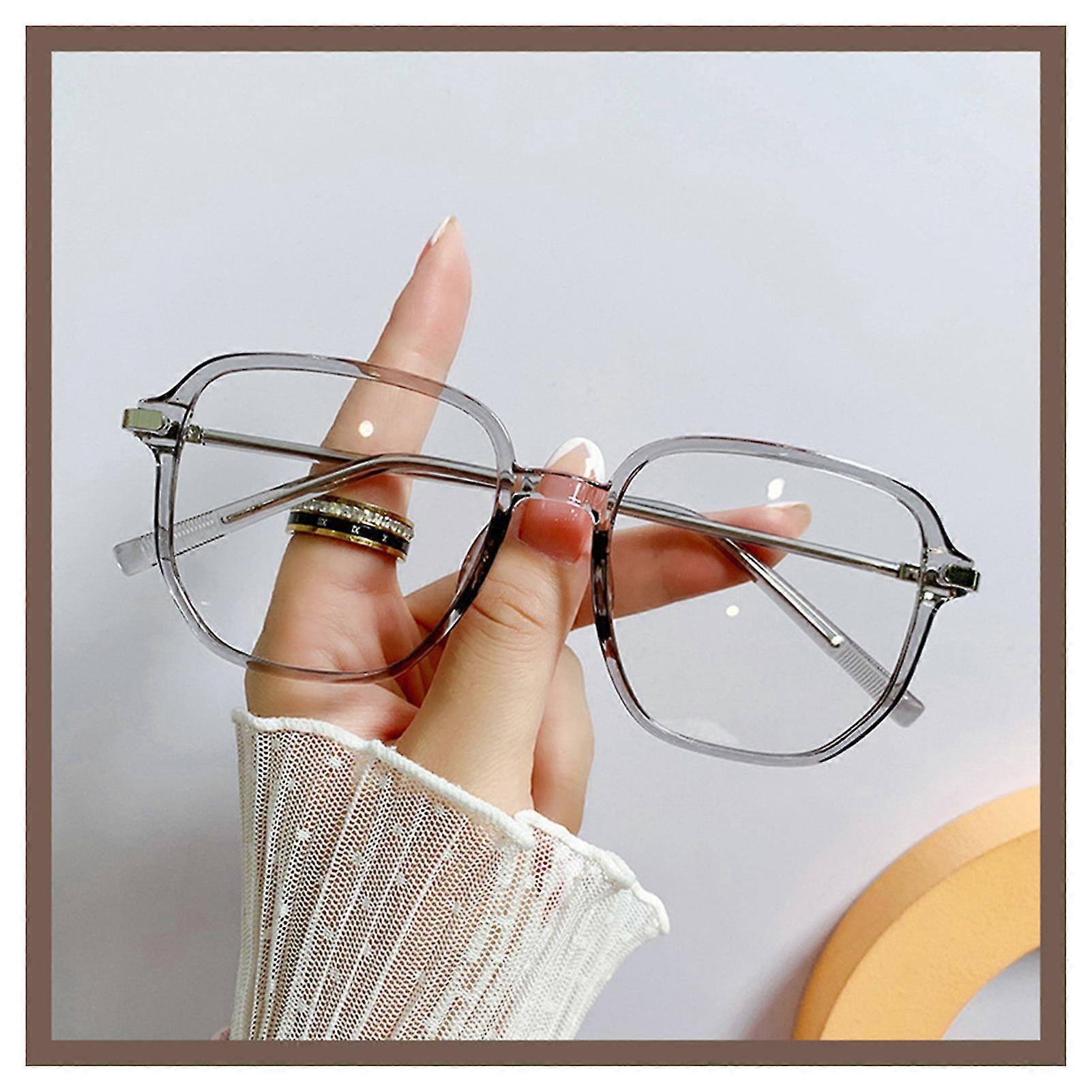 Stylish Oversized Rim Computer Glasses Lightweight Blue Light Blocking Eyeglass