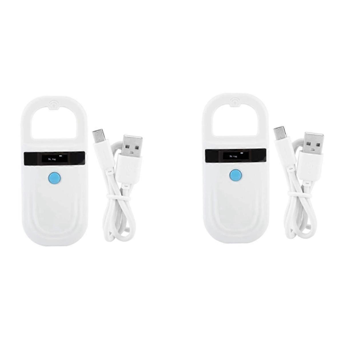 Lecteur de micropuces RFID 134,2 Khz, scanner de micropuces d’identification avec écran OLED haute luminosité de 0,91 pouce
