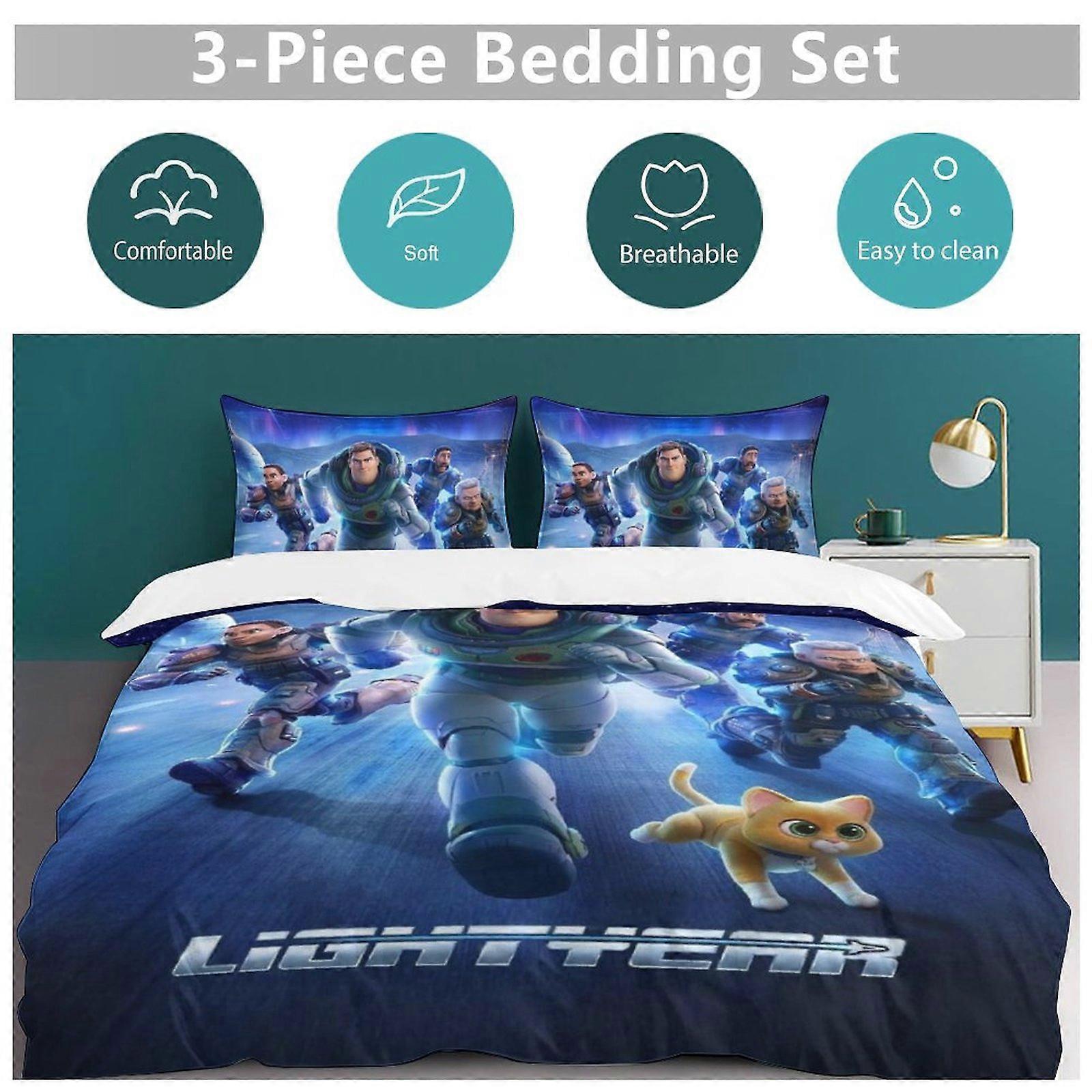 c297 Buzz Lightyear Toy Story Bedding Comforter Sets, 3-Piece Bedding ...