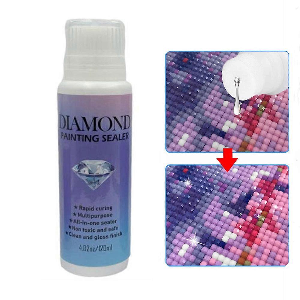 timanttimaalaustiiviste 120ML timanttimaalausliima 5D DIY Conserver palapeliliima