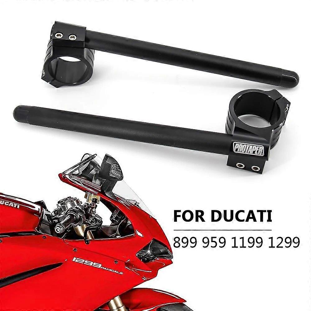 Universal Racing Adjustable CNC For Ducati 899 959 1199 1299 Clip On Ons Fork Handlebars Handle Bar Cafe Racer Motorcycle