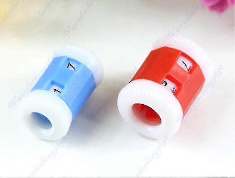 Plastic Pride Row Counter Knit Knitting Needles,2pcs