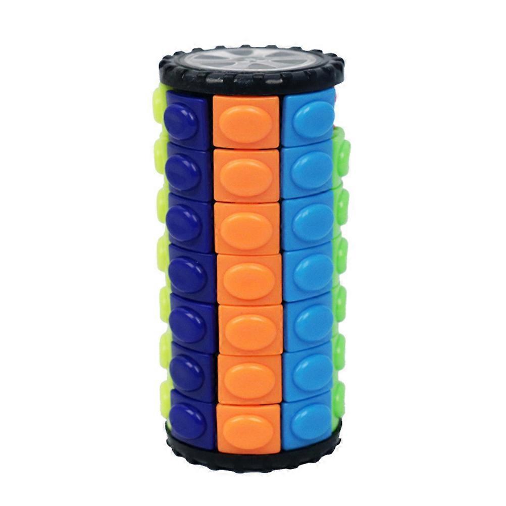 Corn Cob Tower Development Intellectual Decompression Toys Portable Fingertip Toy DIY Puzzle Cube Toy for Children