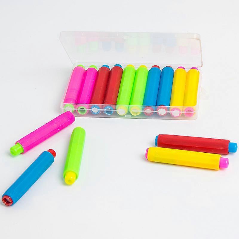 5 Pieces Chalk Holders, Blackboard Adjustable Chalk Holders for Kids and Teachers Colorful Plastic Sidewalk Chalk