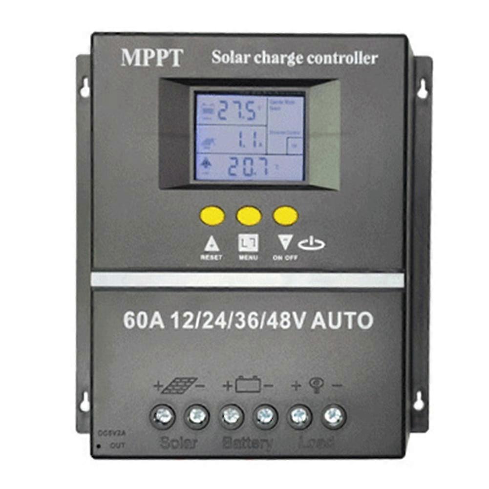 Mppt/pwm Solar Charge Controller 12v/24v/36v/48v Auto Controller Solar Pv Battery Charger With Lcd