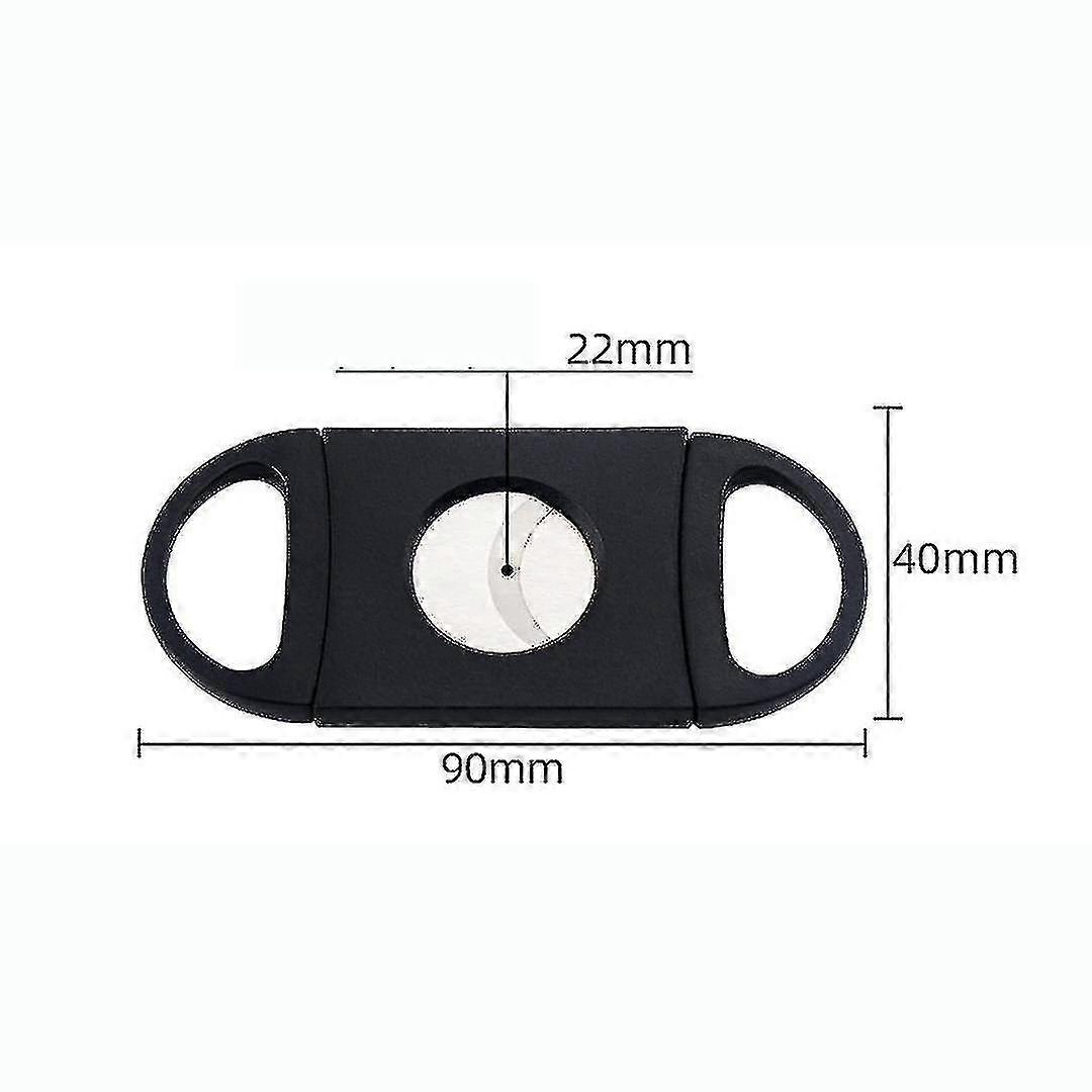 2pc Cigar Cutter, Double Blade Guillotine Cutter, Cigar Scissors With Plastic Handle, Stainless Steel Cigar Tools, Cigar Accessories For Most Cigar Si