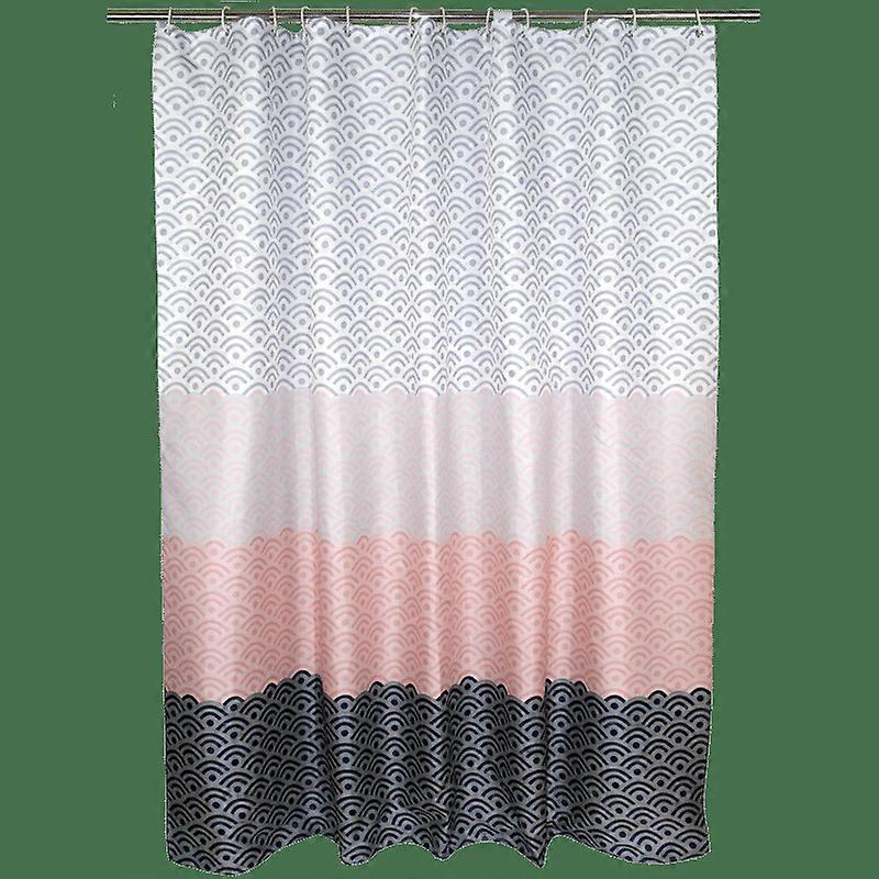 WiFi Flower Shower Curtain Thickened Waterproof