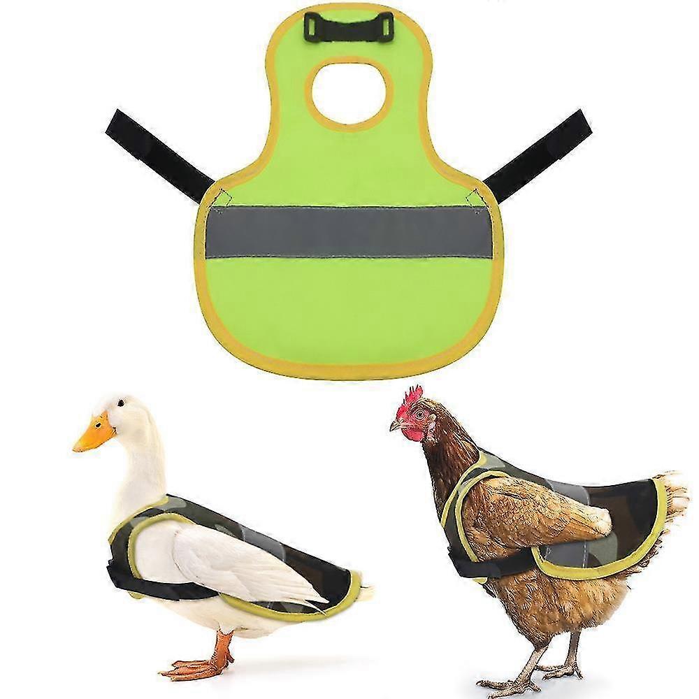 Chicken Reflective Vest Chicken Duck Goose Vest Pet Night Protective Clothi