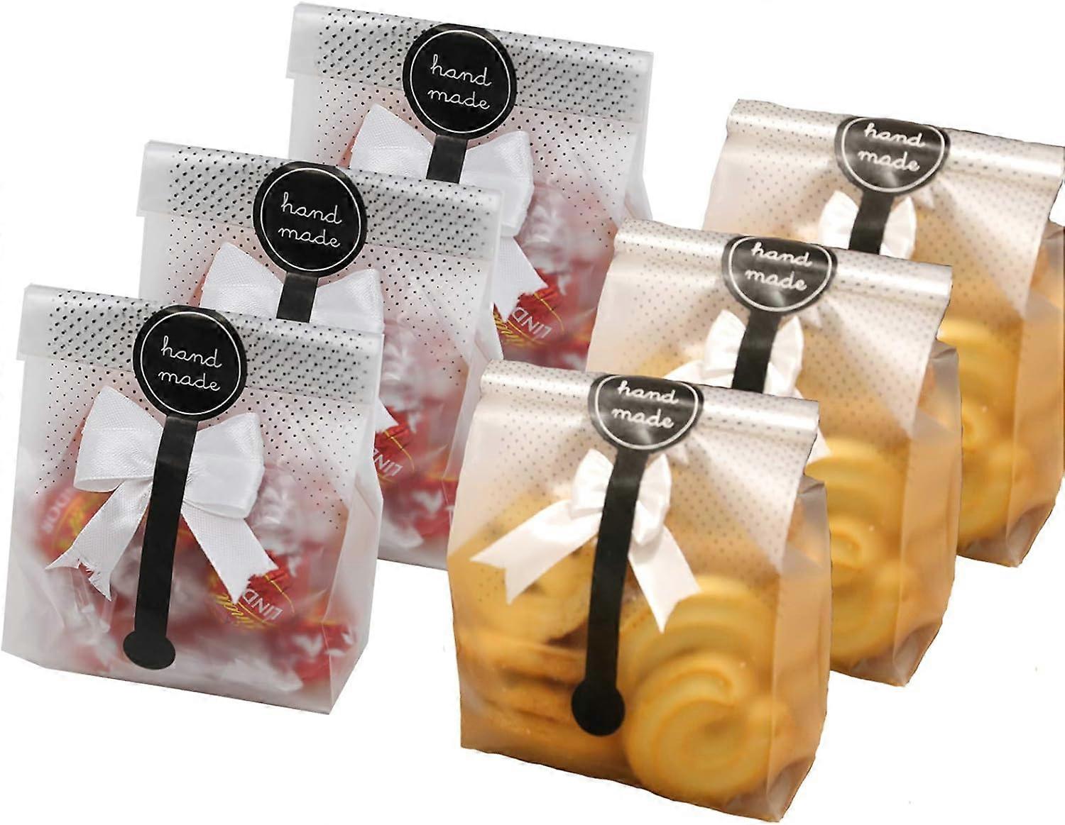 100 pcs./Pack Translucent Plastic Bags for Cookie,Cake,Chocolate