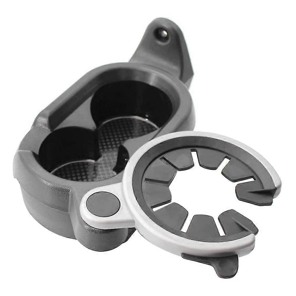 Double Hole Car Coin Cup Drink Holder For Smart Fortwo 451 2007-2015 Center Console Storage Box, A4