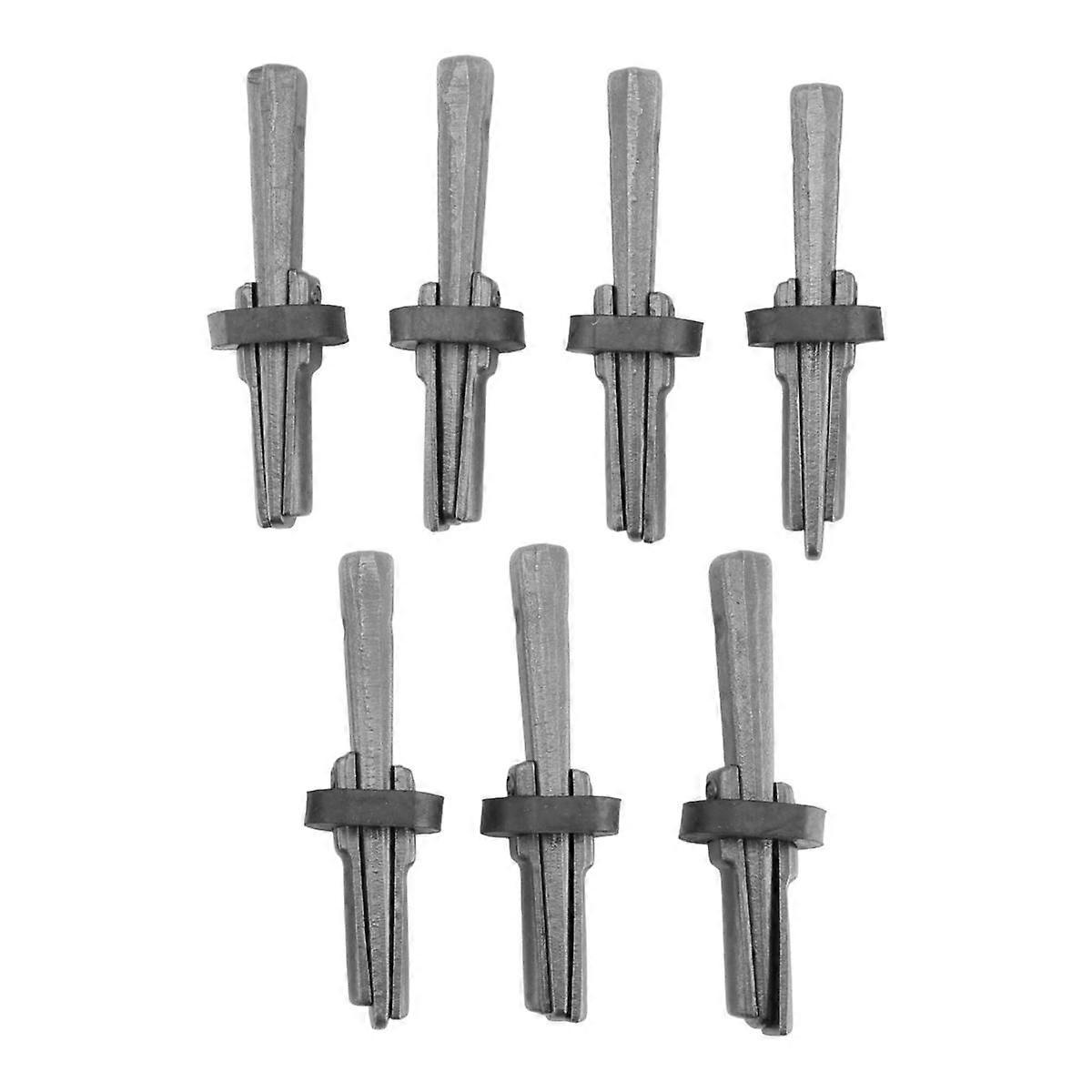 7 Set New Stone Splitter 9/16in Metal Plug Wedges and Feathers Shims Concrete Rock Splitters Hand T