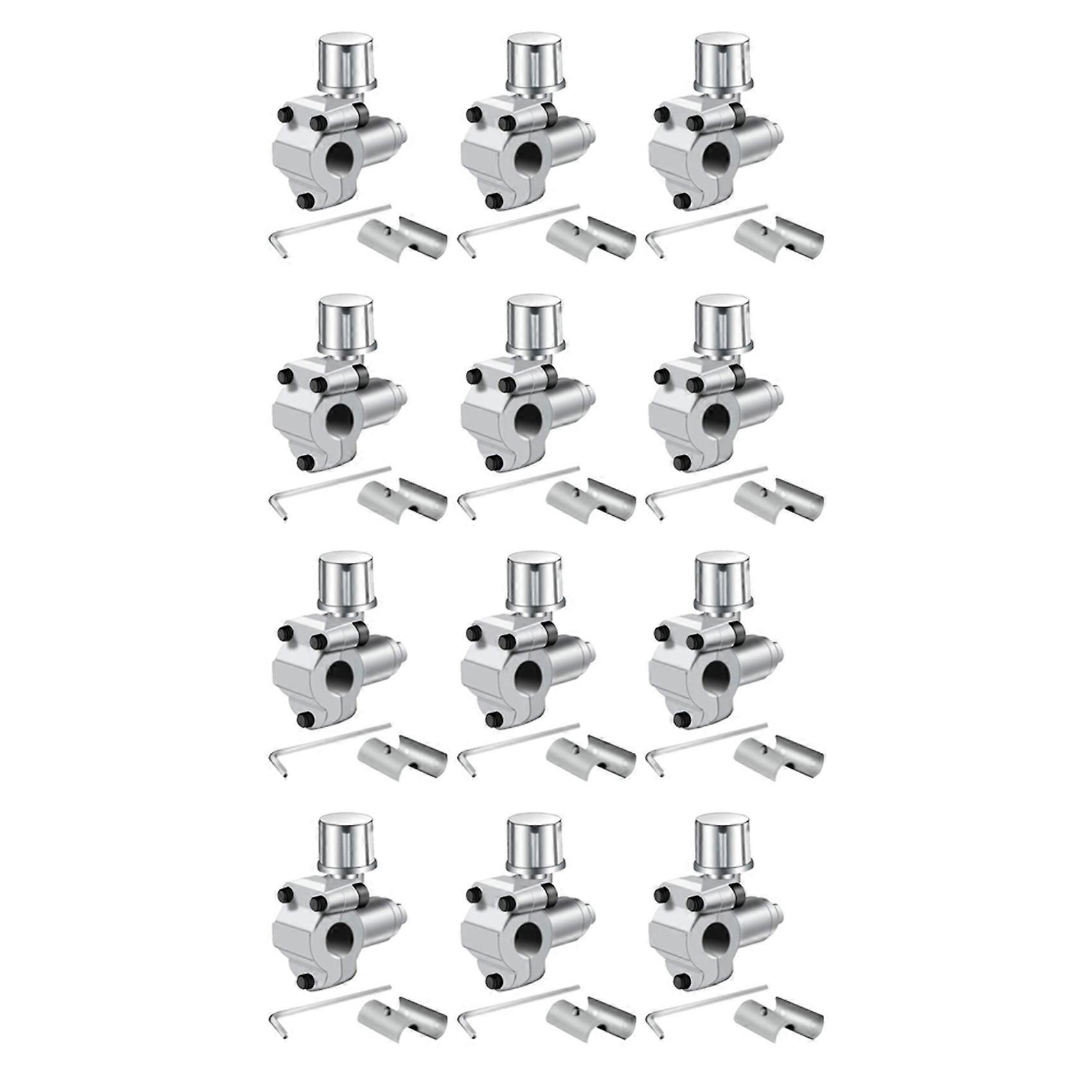 12Pack BPV-31 Piercing Valve Line Tap Valve Kits Adjustable Valve for Air Conditioners HVAC 1/4Inch