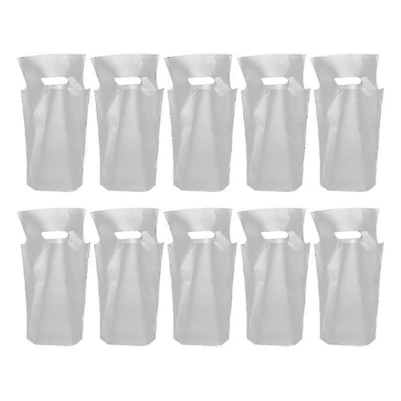 100pcs Disposable Drink Pouches Practical Handheld Coffee Container Bag Useful Beverages Tote For Milk Tea Shop (16x28cm)