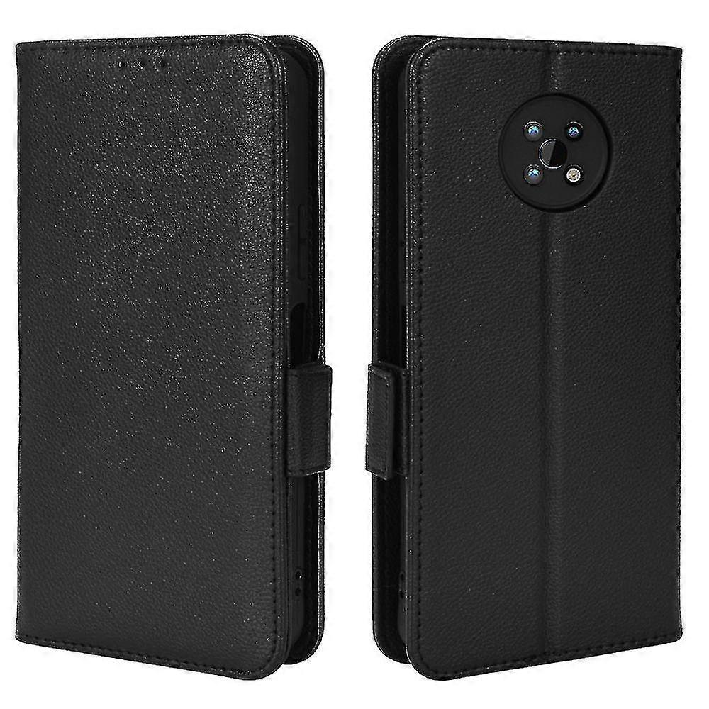 For Nokia G50 Side Buckle Pebbled Leather Case