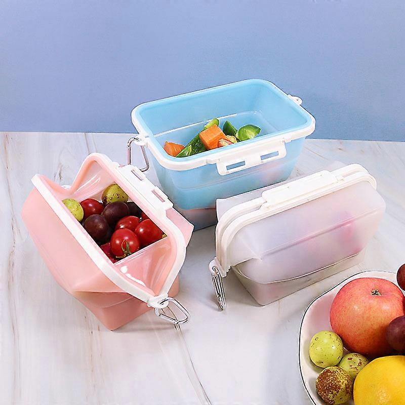 Silicone food preservation bag microwave heating food preservation box refrigerator anti-smelling storage box