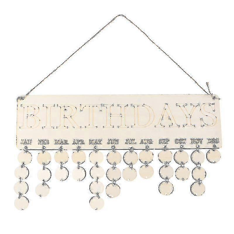 Holzkalender - Set mit 50 Stück