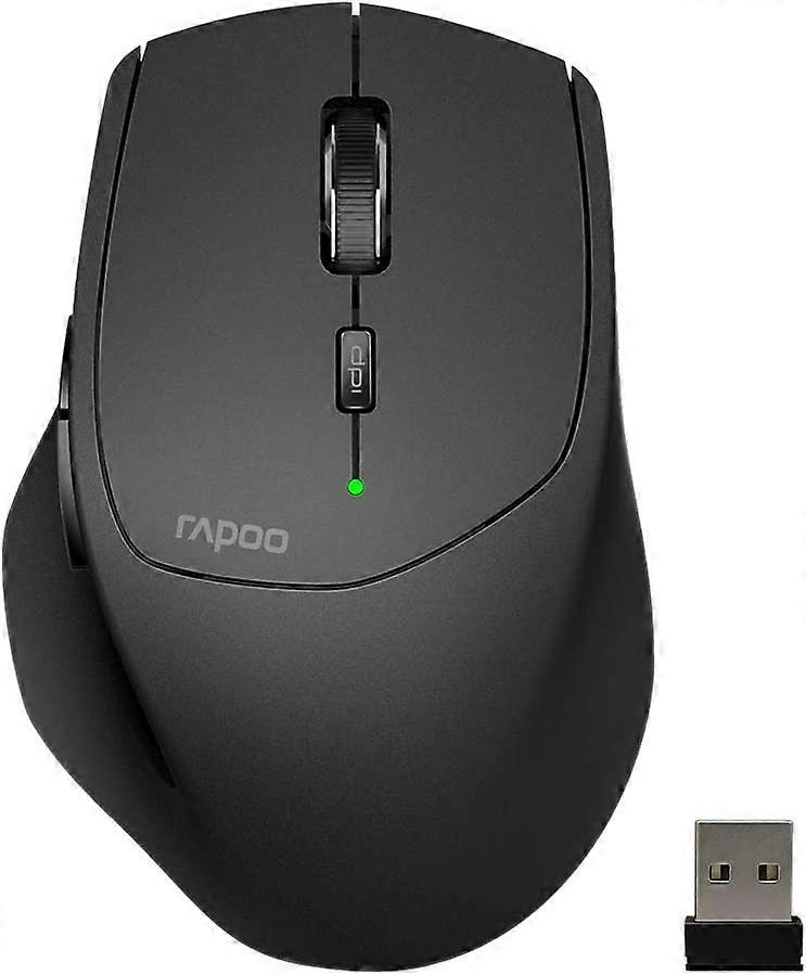Multi-Device Bluetooth Mouse, Connect to 4 Different Devices, 4 Adjustable DPI, Ergonomic Comfortable Use, 12 Month Long Battery Life, for Computer La