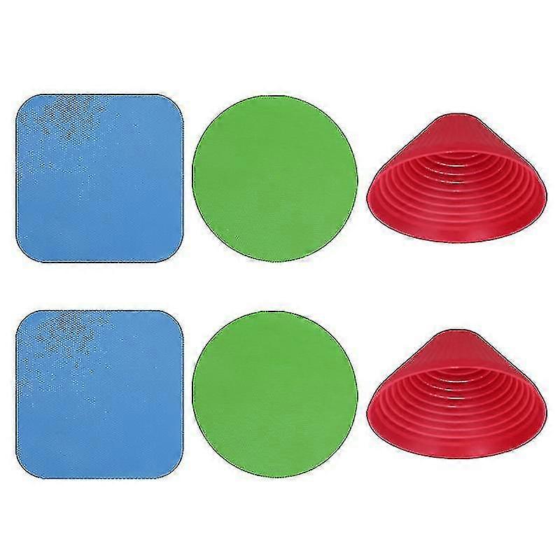 2 Sets Multifunction Rubber Jar Grippers Non-slip Jar Opener Creative Kitchen Gadgets (3pcs/set)