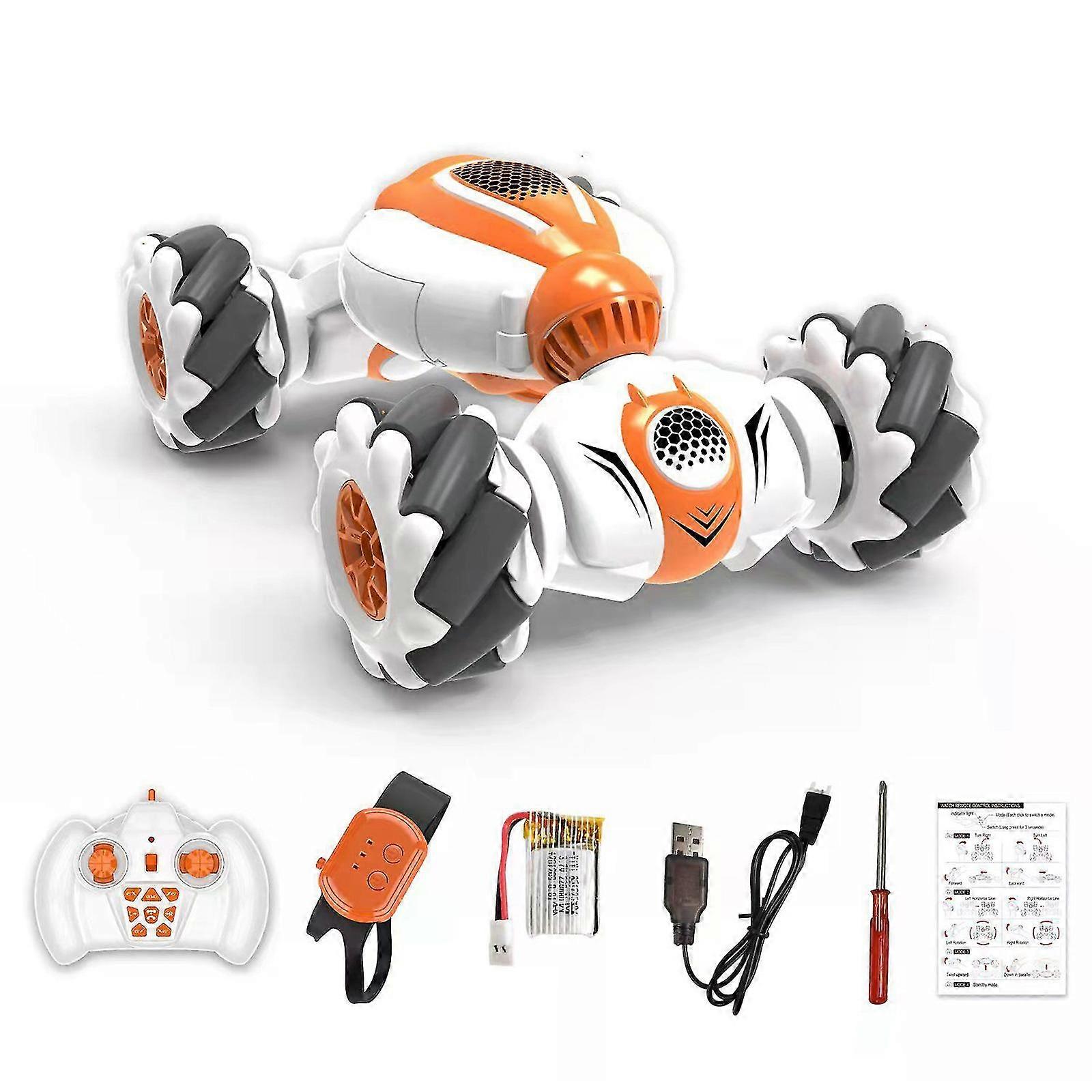 Gesture Sensing Rc Stunt Car, Hand Controlled Remote Control Twist Car 4wd 2.4ghz