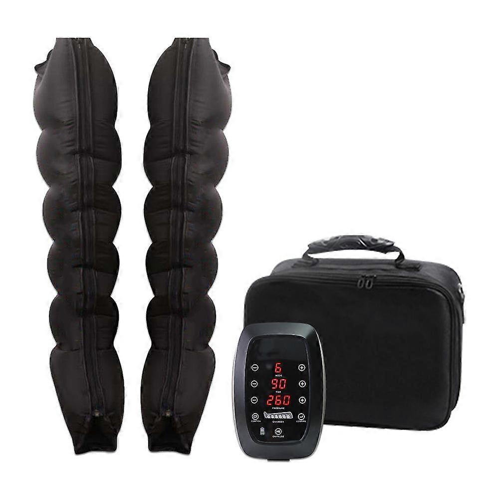 6/8 تجويف الهواء ضغط الساق تدليك الأحذية للرياضي تخفيف وجع العضلات آلام الركبة الساق مدلك الرعاية الشاملة الاسترخاء