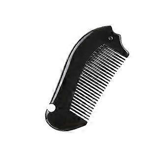 Ox Horn Haarkam Antistatische Massage Kam Scalp Massage Tool Hoofd Massage Accessoires Zwart