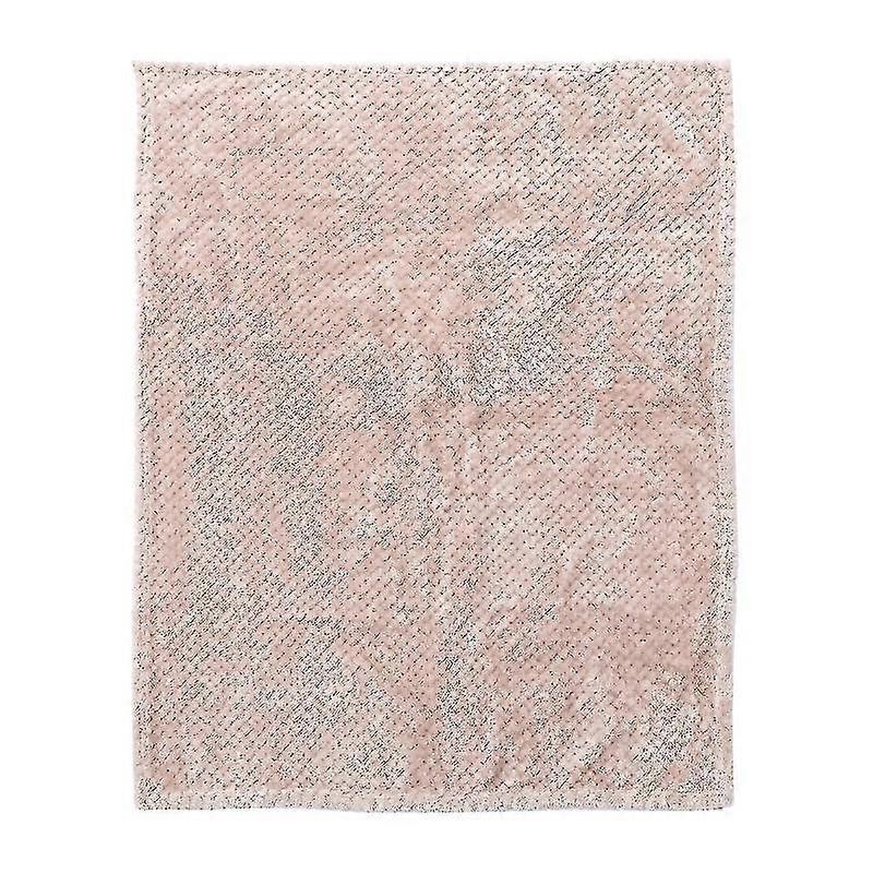 1 Pc Woolen Blanket Blanket Plush Fluffy Blanket Warm Blanket For Home Bed