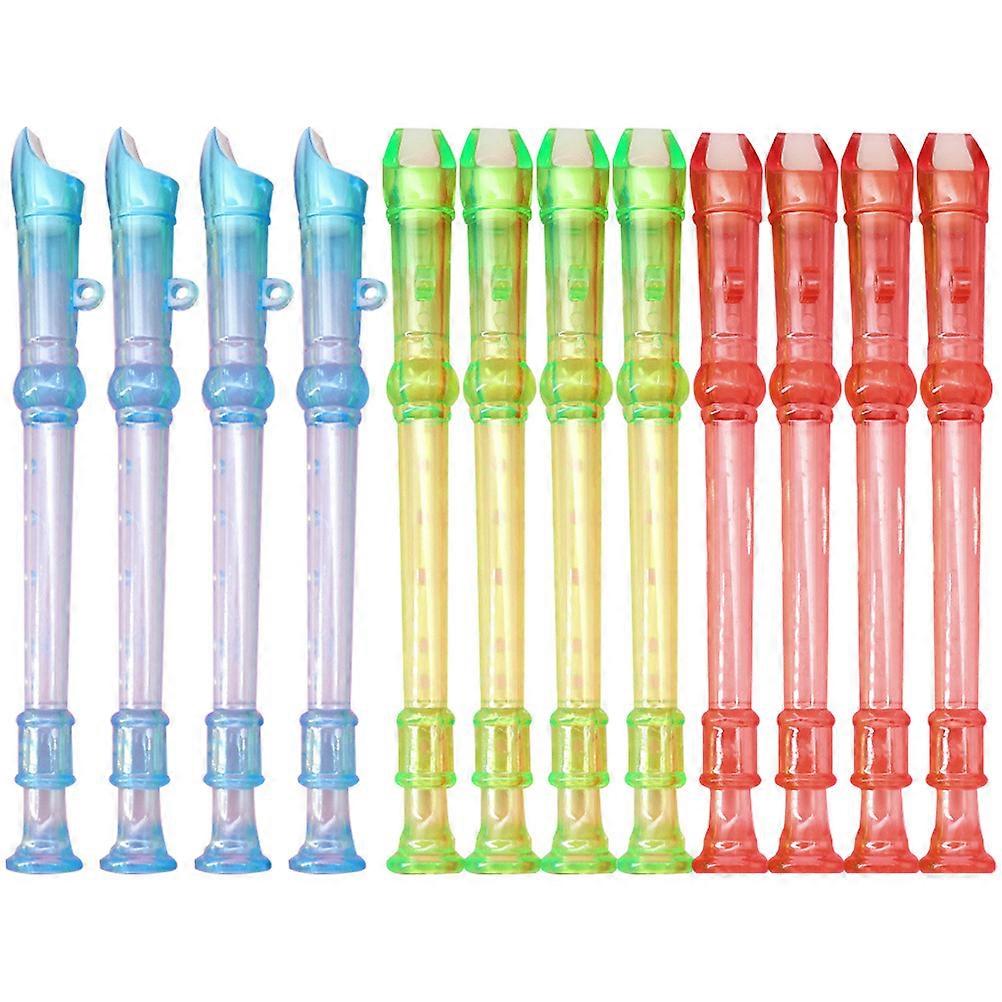 12pcs Children's Clarinet Beginners Clarinet Small 6-Hole Clarinets Instruments