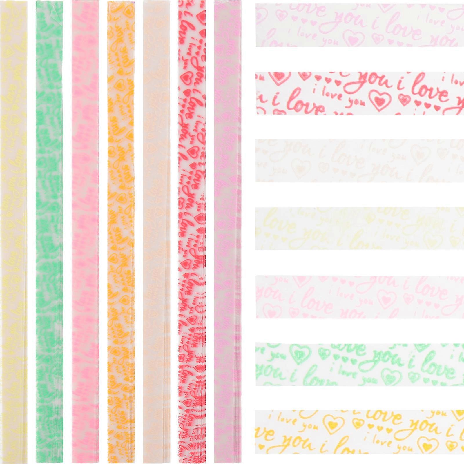 200Pcs Origami Star Folding Papers Glow in the Dark Lumious Star Papers for DIY Craft(Random Color)