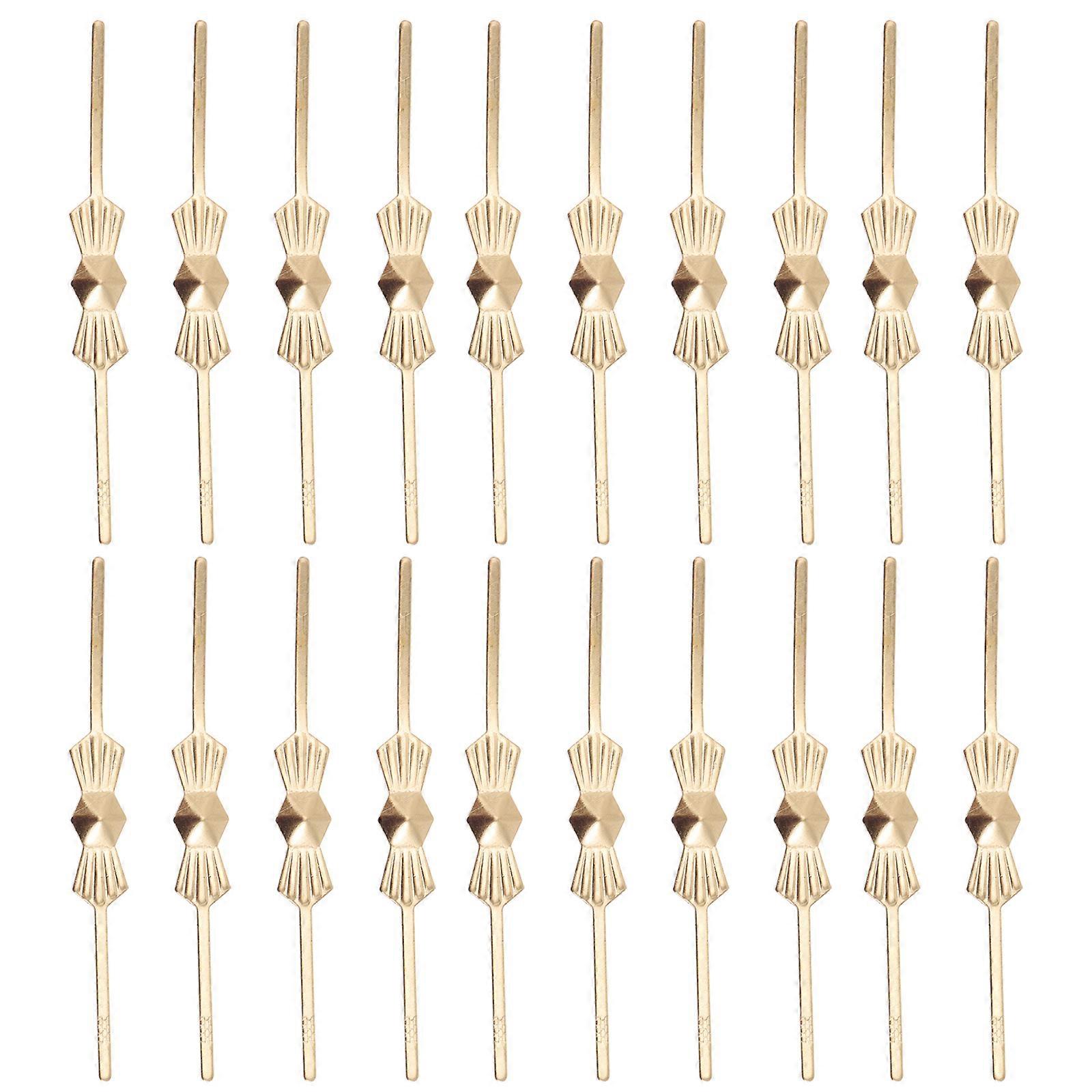 200 قطع معدنية الثريا موصلات إبزيم ربطة عنق دبوس بلورات حبة أجزاء