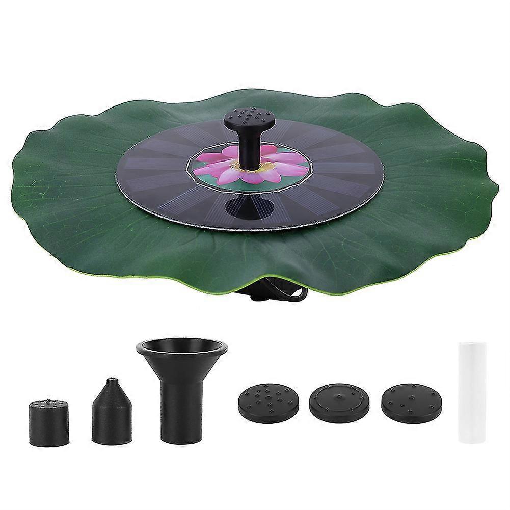 Solar Powered Fountain Water Pump 7V 1.4W Brushless Motor for Garden Pond Pool Decoration