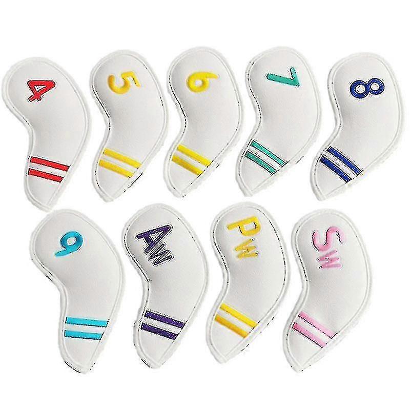Golf Head Covers Set - 9 Pieces