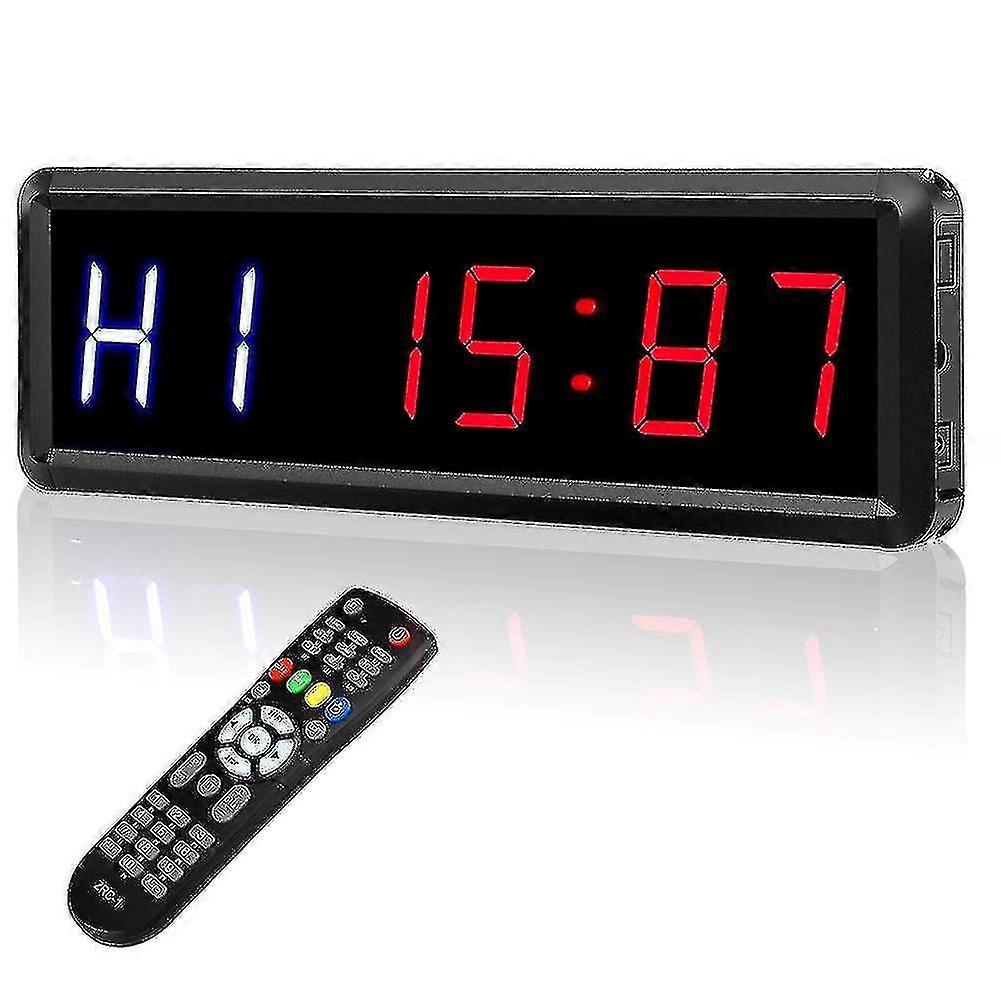 Gym Timer met afstandsbediening, intervaltimer stopwatch voor thuisgymnastiek Fitness-xdd