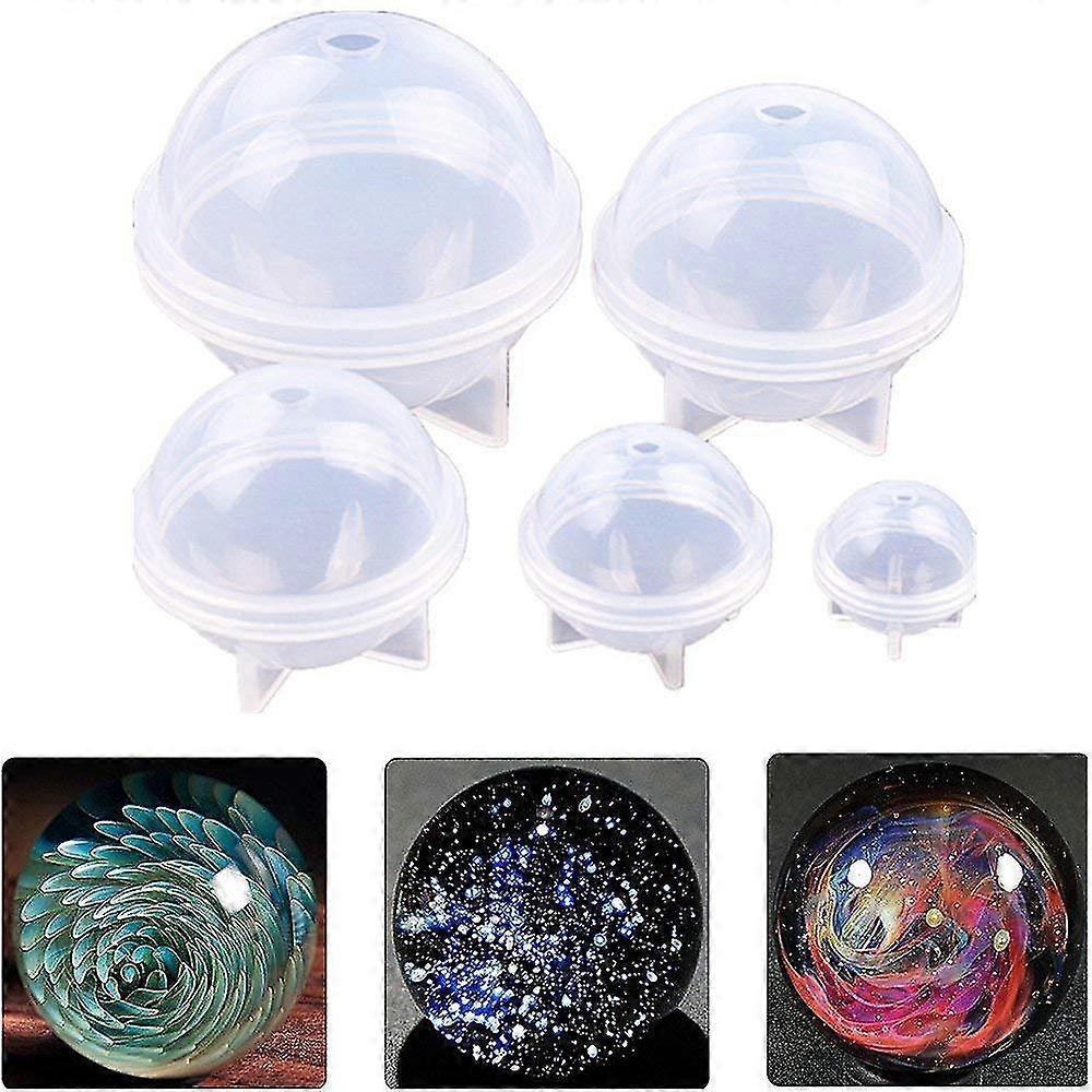 5-teiliger Satz Kugelsilikonformen