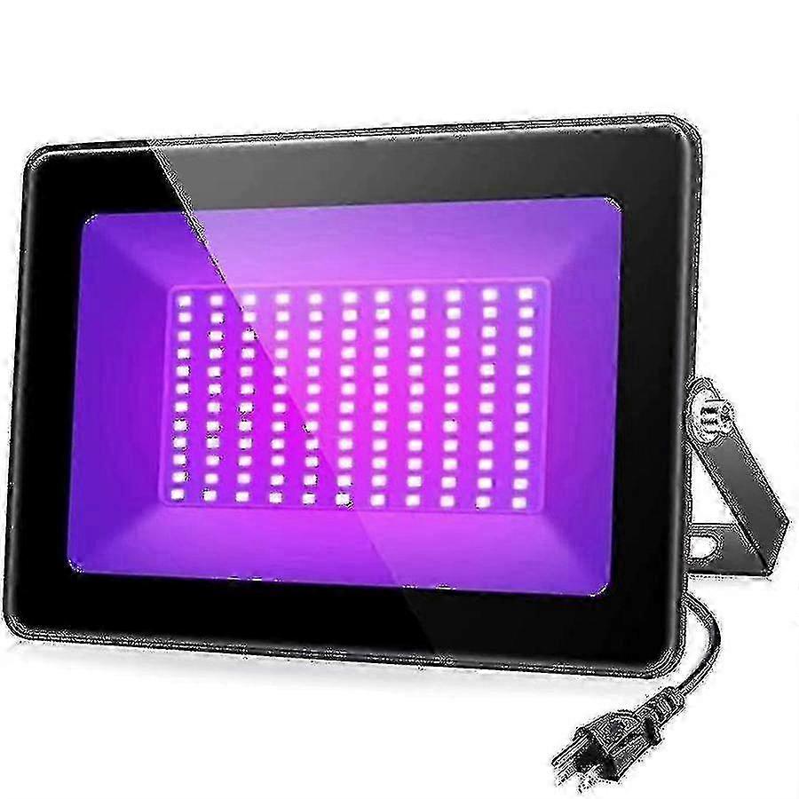 Uv Flood Light 100w 200w Outdoor Black Flood Light Ultraviolet Led Black Light Waterproof Floodlight For Stage Party Dcor