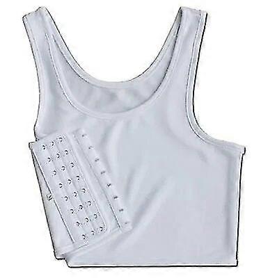 المرأة الثدي الموثق تومبوي مثليه مشد عبر سترة الصيف الجانب مشبك خزان قصير أعلى الملابس الداخلية المشكل الصدر الصدر الموثق نيو الاب 2024 DG