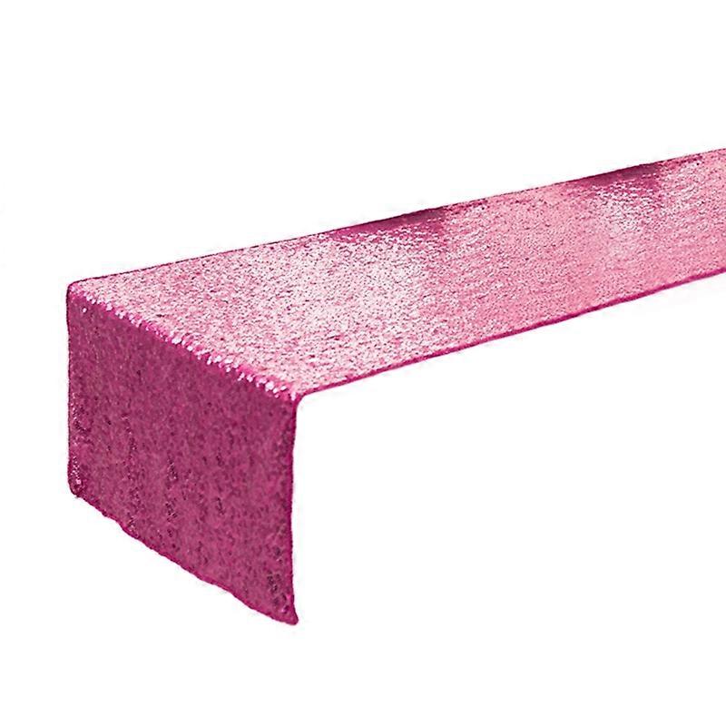 Add to Your Table with a Sequins Table Runner Stylish Pink Table