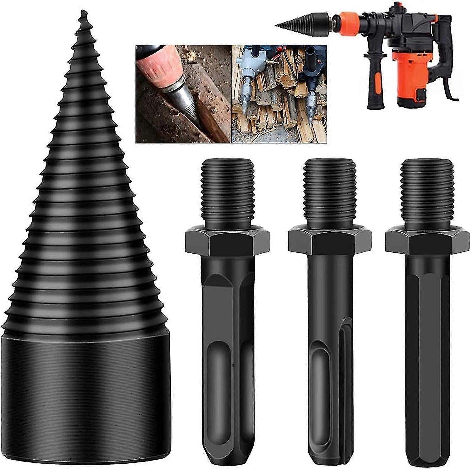 Electric Log Splitter Drill Bit For Efficient Firewood Splitting