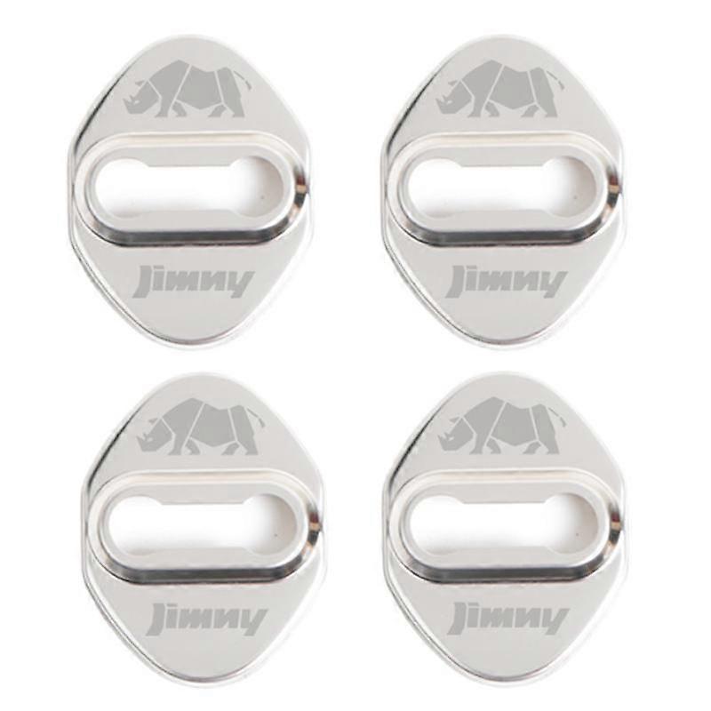4Pcs Car Door Lock Cover Emblems Case For Suzuki Jimny Badge Stickers Accessories Car Styling