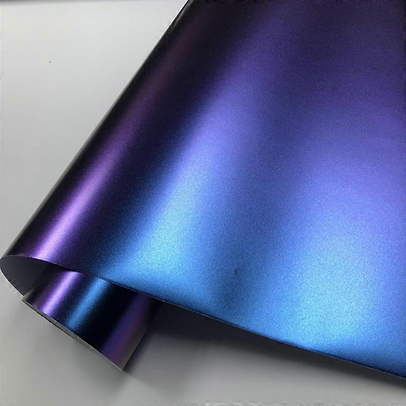 KAKASinlee Bubble Free Metallic Glitter Vinyl Wrap – Glossy Purple Pearl, 3 Layer, 5-7 Year Durability