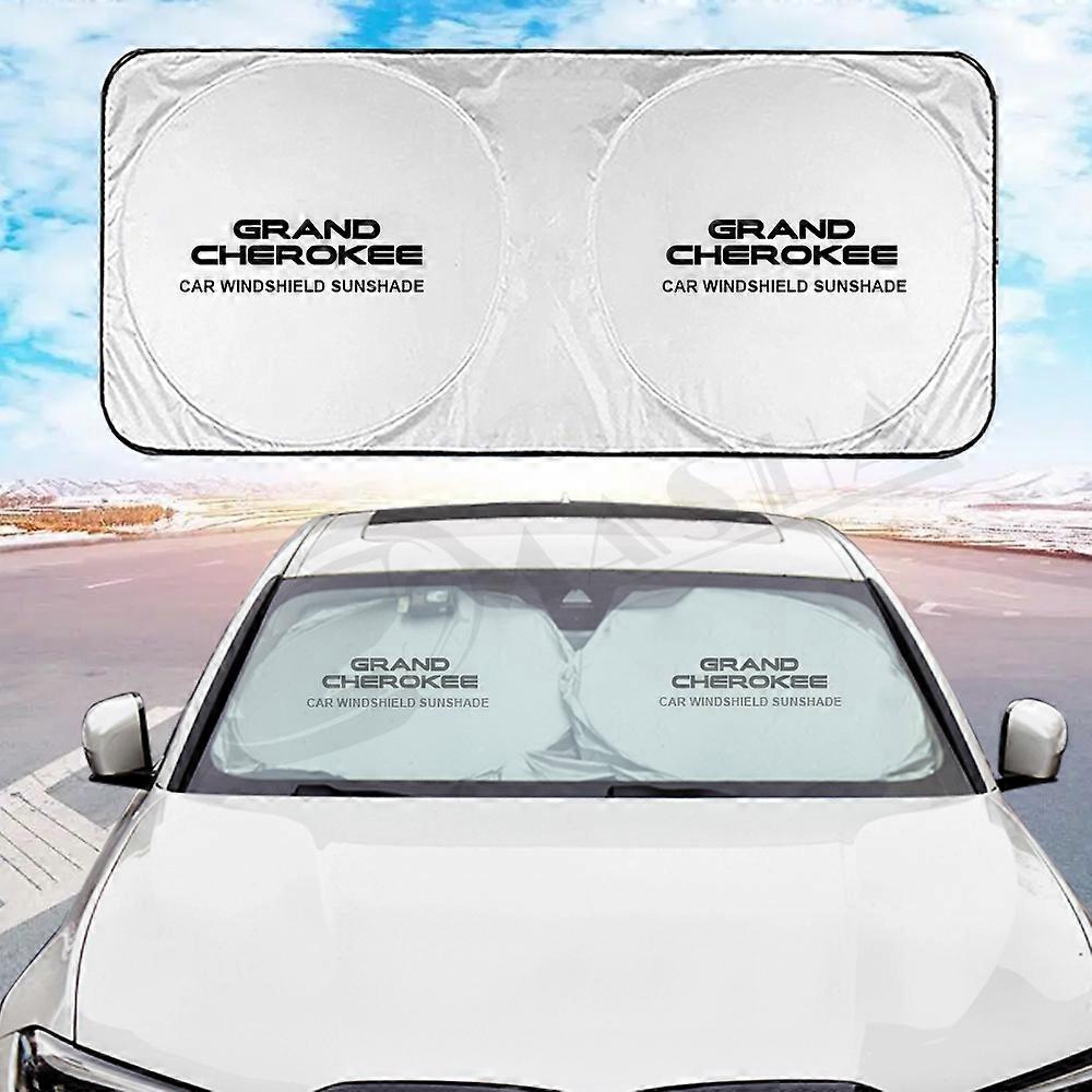Car Sun Shade Covers Front Window Visors For Jeep Grand Cherokee WJ WK WL Wrangler TJ JK JL 1999 2000 2001 2002 2003 2004 - 2021