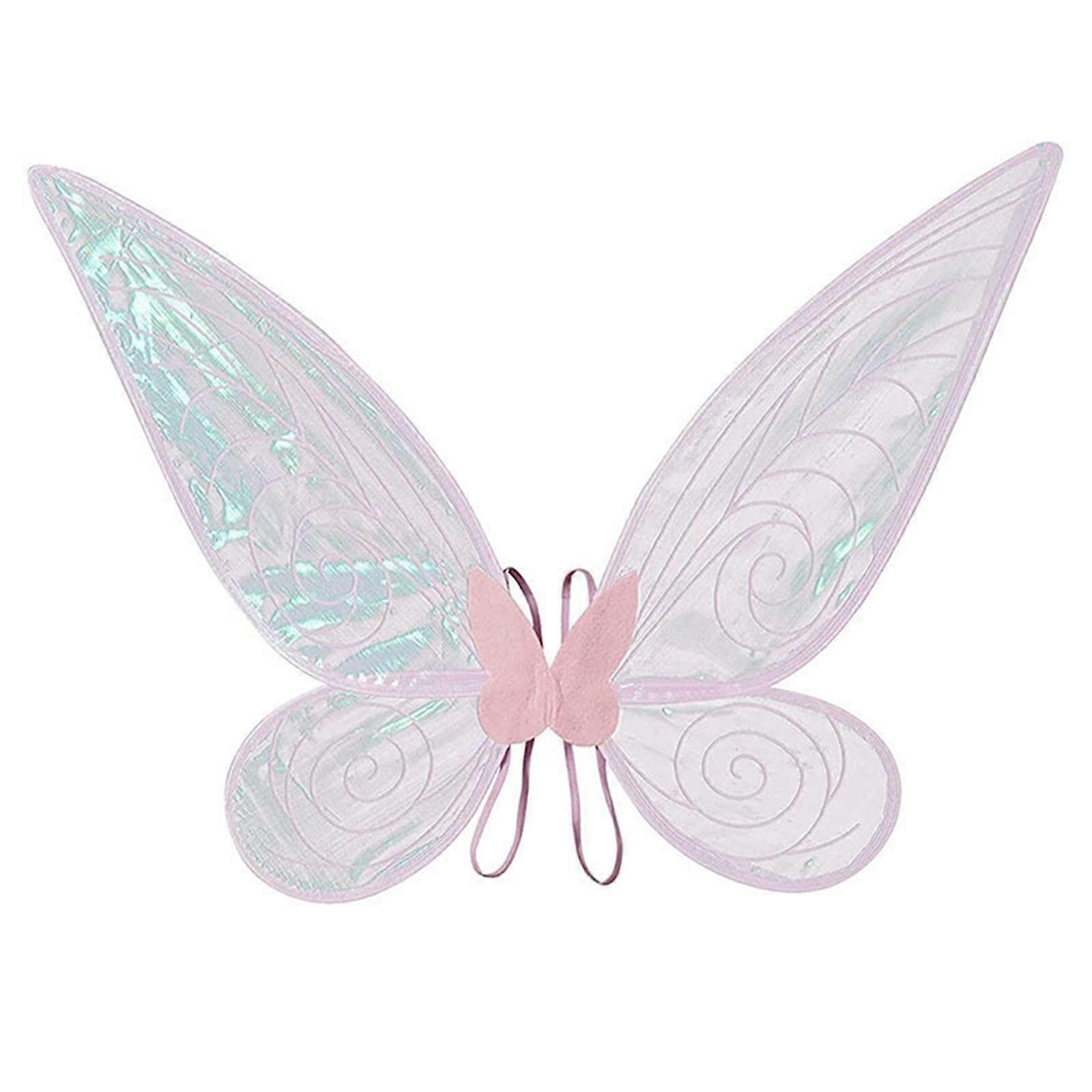 Kids Butterfly Fairy Wings with Silicone Elf Ears for Halloween Party Part Props