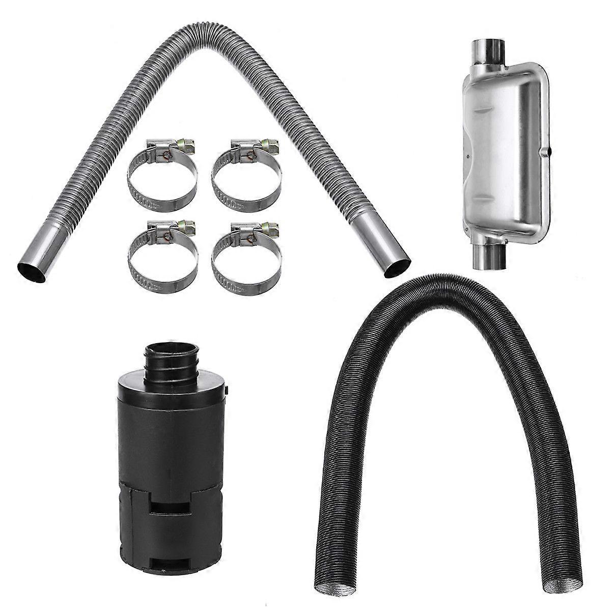 8 Pcs Universal Car Consumables Accessories Air Heater 24mm Exhaust + 25mm Filter Accessory For Air Heater