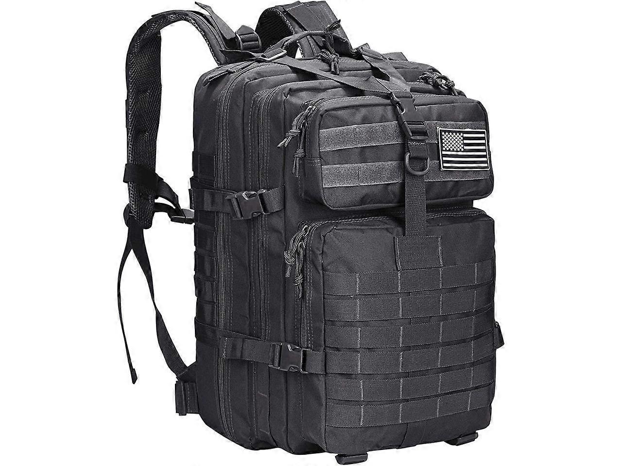 Tactical Military Molle Backpack, 1.2 gal (40 L), Large Capacity, 180 Large Opening, Lightweight, Removable, Multi-functional, For Outdoor Activities,