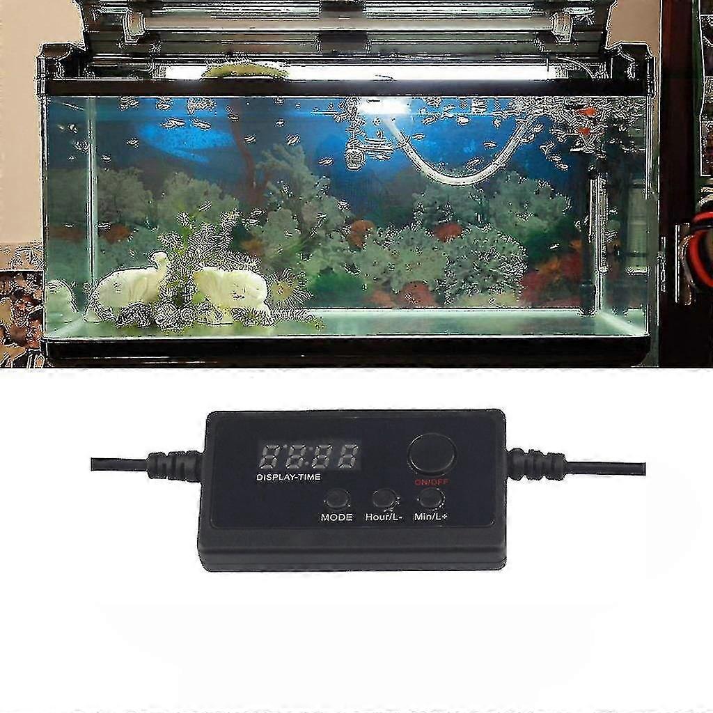 Aquarium Led Light Dimmer Controller Modulator Intelligent Timing Dimming System Fish Tank