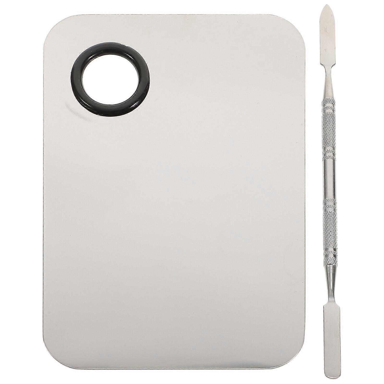 Stainless Steel Makeup Mixing Blending Spatula Tools