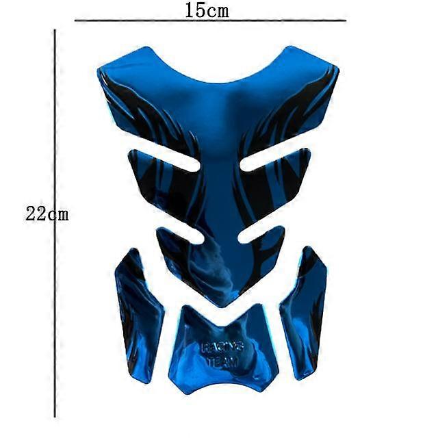 עבור הונדה ימאהה סוזוקי מדבקת טנק עצם דג 3D כרית טנק מדבקות כיסוי מגן גז שמן אביזרי אופנוע