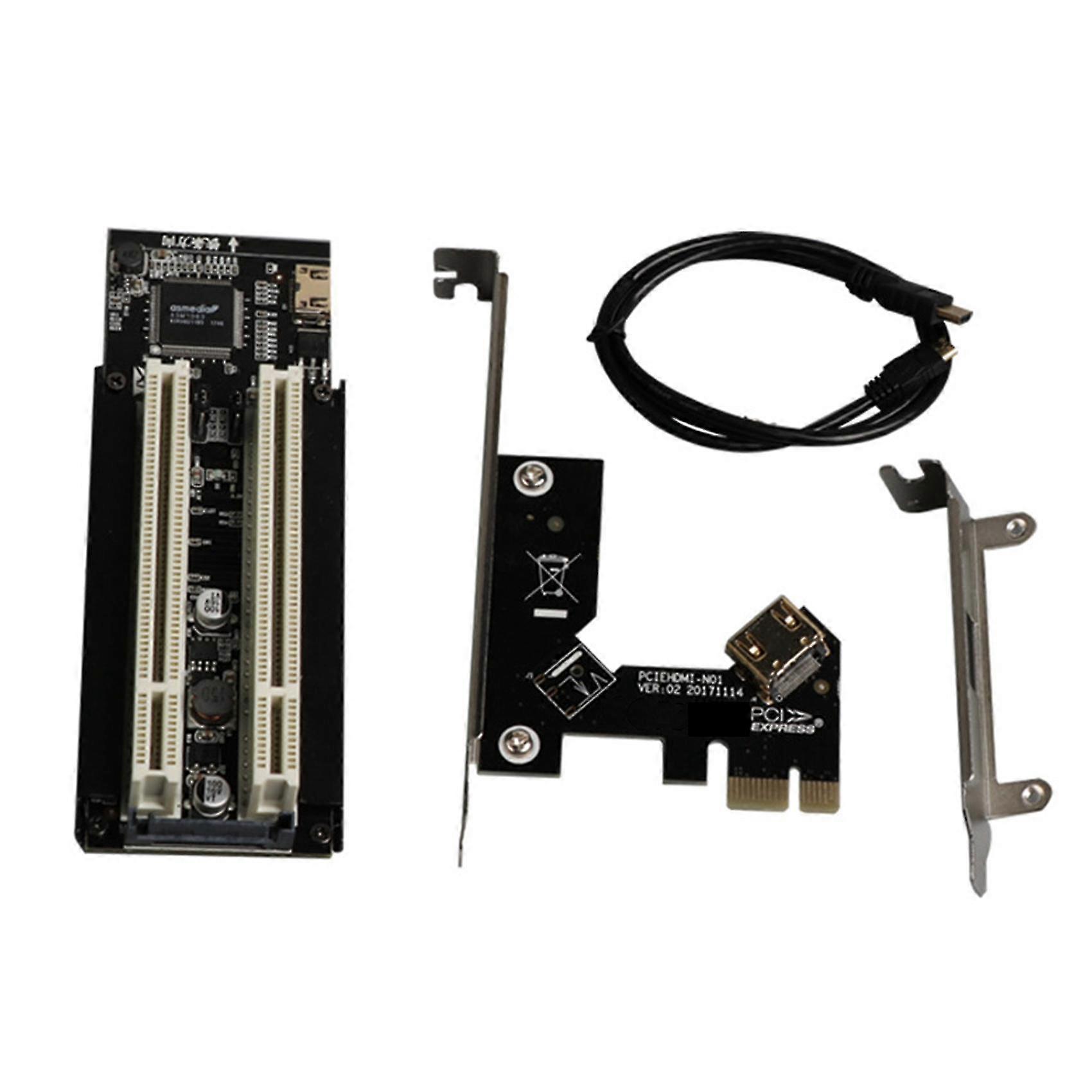מתאם כרטיס הרחבה Pcie ל- PCI מתאם Usb לכרטיס Pci Riser לשולחן העבודה