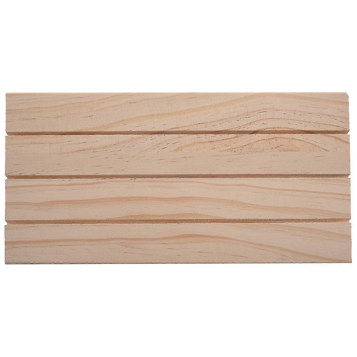 Pendientes de madera maciza Jam Paper Joyería Display Props Card