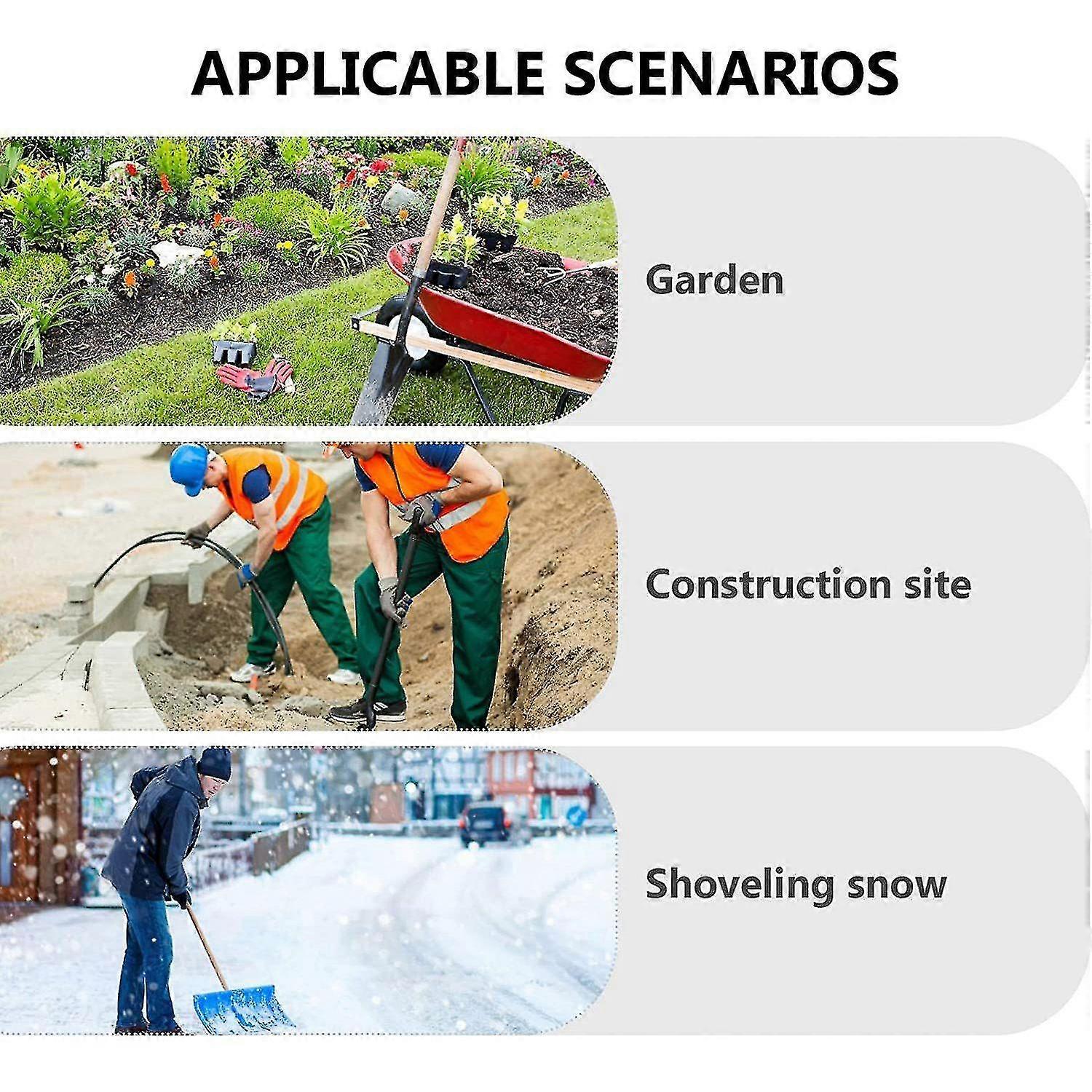 2pcs D Grip Handles, 30mm Inner Diameter Black Plastic Grip Handle