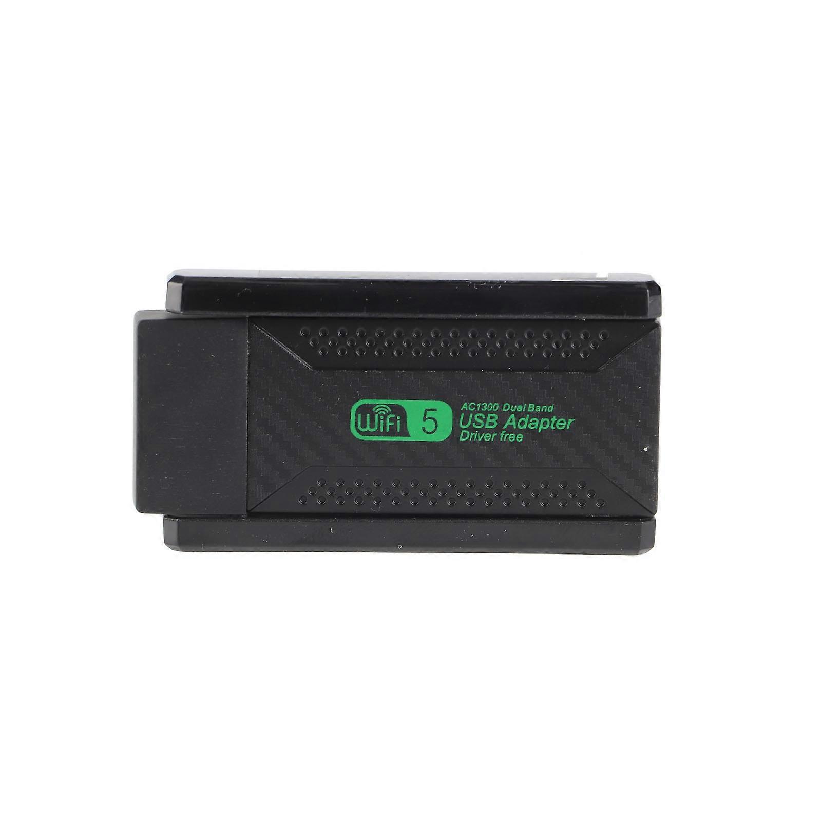 USB Wifi Adapter Dual Antennas Dual Band 5G 2.4G 1300Mbps USB 3.0 High Speed Wireless Network Adapter for Laptop